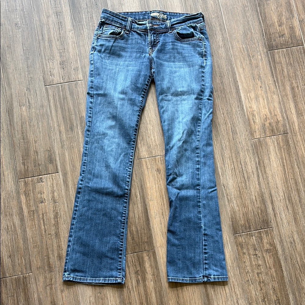 Old Navy Blue Boot Cut Jeans with Natural Fading